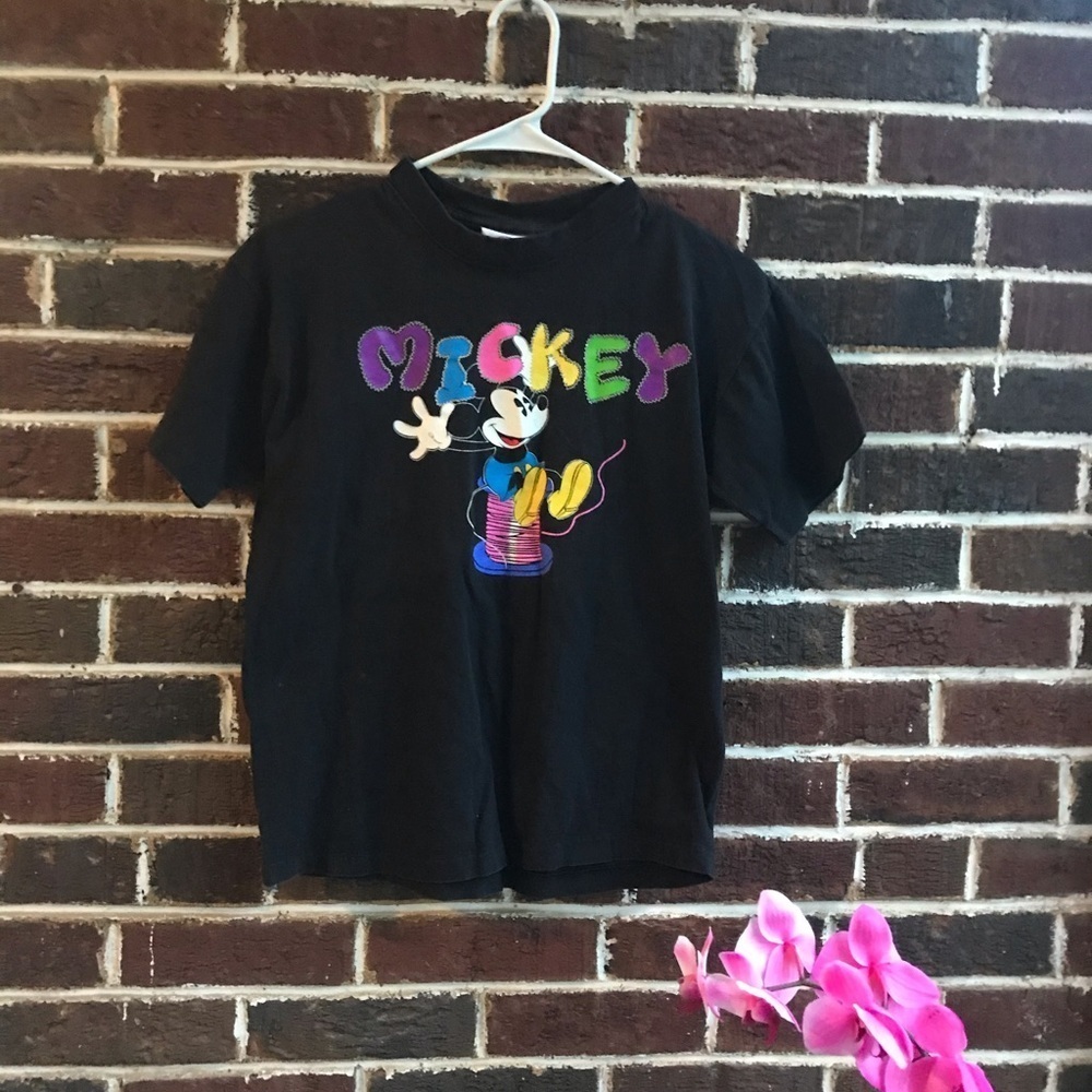 Disney Mickey& Co vintage 80’s kid shirt, Sz 14-16